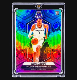 Victor Wembanyama SILVER PRIZM ROOKIE HOLO Rare NBA Panini 2023-24 Spursfractor - Image 2