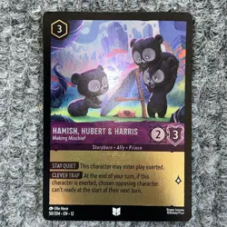 Disney Lorcana Wilds Unknown Hamish Hubert & Harris 50/204 Foil Uncommon - Image 2