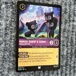 Disney Lorcana Wilds Unknown Hamish Hubert & Harris 50/204 Foil Uncommon - Image 3