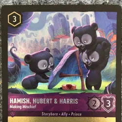 Disney Lorcana Wilds Unknown Hamish Hubert & Harris 50/204 Foil Uncommon - Image 5