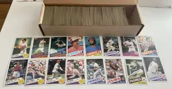 1985 Topps Baseball Partial Starter Set Builder (Lot of 691 different cards) - Image 1