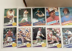 1985 Topps Baseball Partial Starter Set Builder (Lot of 691 different cards) - Image 2