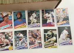 1985 Topps Baseball Partial Starter Set Builder (Lot of 691 different cards) - Image 3