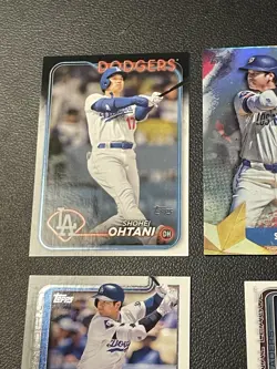 Shohei Ohtani Lot Of 5 Topps 2021-25 Base Inserts Dodgers #1 #144 #500 - Image 3