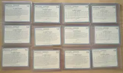 Michael Jordan 🐐 1991 UNC Finest Card Lot Of 12 Tar Heels - Image 2