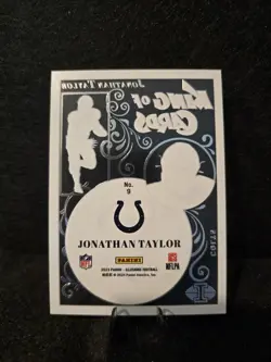 2023 Panini Illusions - King of Cards Jonathan Taylor #9 Colts - Image 2