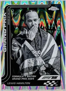2025 Topps Chrome F1 Grand Prix Driver of the Day #133 Lewis Hamilton - Image 1