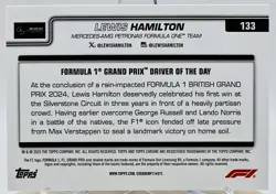 2025 Topps Chrome F1 Grand Prix Driver of the Day #133 Lewis Hamilton - Image 2