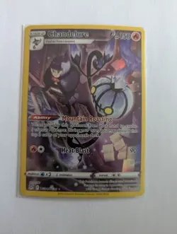 Chandelure TG04/TG30 Trainer Gallery Holo Pokemon Card Lost Origin NM - Image 1