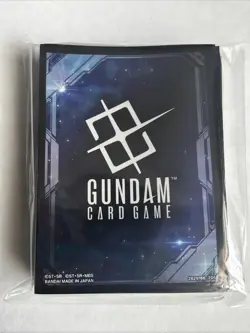 Official Card Sleeves EX Space Black GUNDAM BANDAI FEST - Image 1