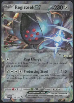 Registeel ex 145/217 Double Rare Ascended Heroes Pokemon Card Near Mint - Image 1