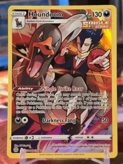 Houndoom TG10/TG30 Swsh09: Brilliant Stars Trainer Gallery Holo Pokemon Card NM - Image 1