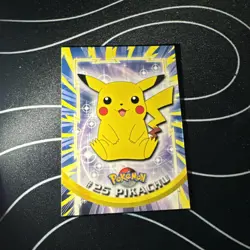 1999 Pikachu #25 Topps Pokemon TV Animation, Edition Card - TCG - Image 1