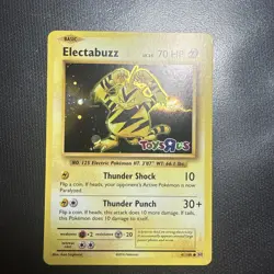 2016 Pokemon ELECTABUZZ Evolutions SEALED Toys R Us HOLO BLEED Promo Card 41/108 - Image 1