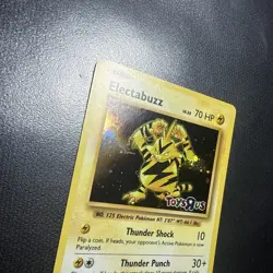 2016 Pokemon ELECTABUZZ Evolutions SEALED Toys R Us HOLO BLEED Promo Card 41/108 - Image 2
