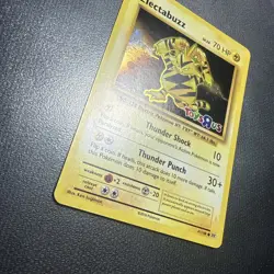 2016 Pokemon ELECTABUZZ Evolutions SEALED Toys R Us HOLO BLEED Promo Card 41/108 - Image 3