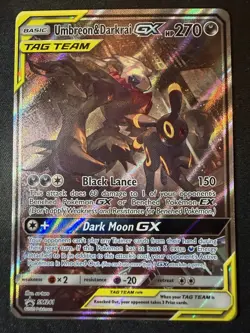 Pokemon TCG Umbreon & Darkrai GX SM241 Sun & Moon Promo Card - Image 1