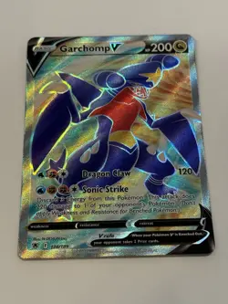 Pokemon TCG Astral Radiance Garchomp V Full Art Ultra Rare Holo Card 178/189 C - Image 1