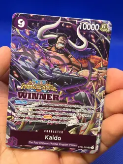 One Piece Treasure Cruise Winner Pack Vol. 5 Kaido ST04-003 Prize Card NM -1 - Image 2