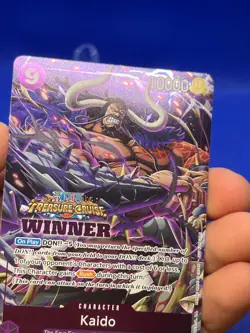 One Piece Treasure Cruise Winner Pack Vol. 5 Kaido ST04-003 Prize Card NM -1 - Image 3