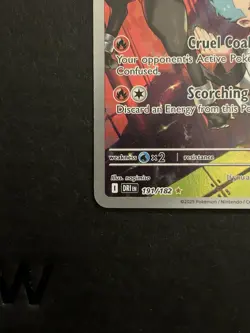 Pokemon TCG Team Rockets Houndoom Illustration Rare Card 191/182 Destined Rivals - Image 3