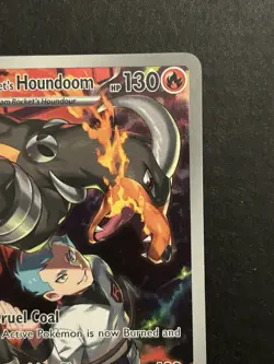 Pokemon TCG Team Rockets Houndoom Illustration Rare Card 191/182 Destined Rivals - Image 5