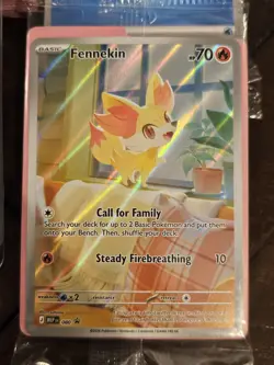 Pokemon TCG Chaos Rising Fennekin Promo Card, Energy Cards, Sleeves & Dice Set - Image 2
