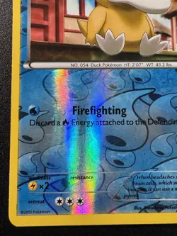 Psyduck 33/149 B&W Boundaries Crossed Pokemon Card Reverse Holo Foil Rare LP - Image 5
