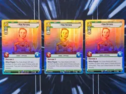 Star Wars Unlimited: Mon Mothma - Clinging to Hope Hyperspace Foil x3 SEC 859 - Image 1