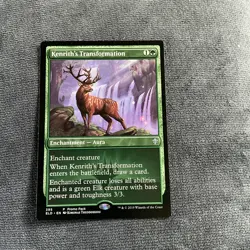 MTG - Kenrith’s Transformation - Throne Of Eldraine Promo - NM MAGIC CARD - Image 1