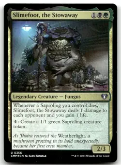 Slimefoot, the Stowaway #356 (Foil) (NM) Commander Masters CMM Magic MTG - Image 1