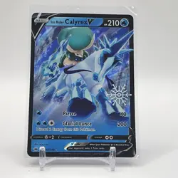 Ice Rider Calyrex V - 045/198 - Stamped Promo - Chilling Reign - Pokemon Card - Image 1