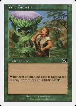 MTG - Wild Growth - Classic Sixth Edition - X1 - (LP) - #P7653 - Image 1