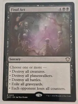 Final Act Commander: Secrets of Strixhaven Regular - Image 1