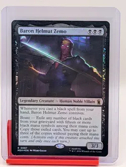 Baron Helmut Zemo [Foil] #87 Magic Marvel Super Heroes - Image 1