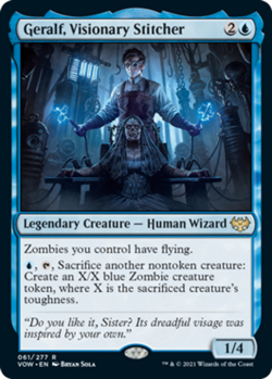 Geralf, Visionary Stitcher - Foil NM, English MTG Innistrad: Crimson Vow - Image 1