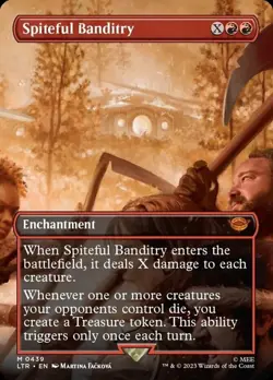 Spiteful Banditry - Borderless NM, English MTG The Lord Of The Rings: Tales Of M - Image 1