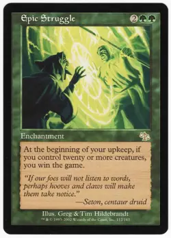 Epic Struggle 2002 Judgment Green Rare Enchantment MTG NM AZ2 - Image 1