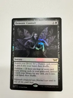 Demonic Counsel (NM Foil) DSK-0092 Rare MTG - Image 1
