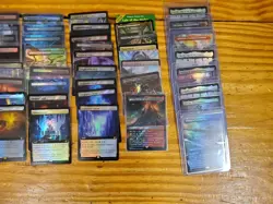 MTG Full Art Foil Rare Land Lot of 79 Cards Magic The Gathering - Image 5