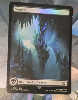 MTG *FOIL FULL ART * Final Fantasy SWAMP #301 NM - Image 3