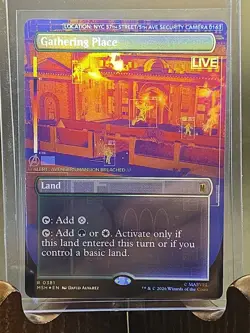 Gathering Place (Borderless) Marvel Super Heroes MTG Foil Near Mint - Image 3