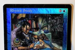 MTG Magic The Gathering RHYSTIC STUDY *Foil* PROPHECY NM Never Played Beautiful! - Image 4