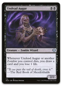 Undead Augur #114 (NM) Starter Commander SCD Magic MTG - Image 1