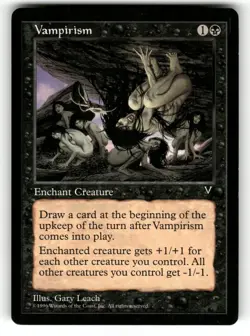 Vampirism LP Visions MTG Regular Uncommon - Image 1