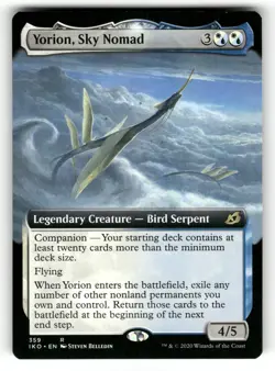 Yorion, Sky Nomad (Extended Art) NM Ikoria: Lair of Behemoths 359 MTG Regular - Image 1