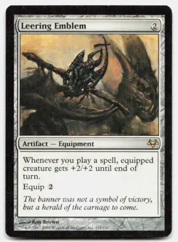Leering Emblem 171 Rare Eventide Magic: The Gathering Near Mint - Image 1