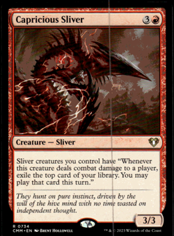 Capricious Sliver Commander Masters Regular - Image 1