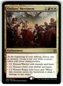 Outlaws' Merriment 198 Mythic Throne of Eldraine Magic: The Gathering Near Mint - Image 1