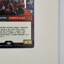 MTG Marvel Spider-Man - Carnage, Crimson Chaos - SPM R0227 Showcase Borderless - Image 5